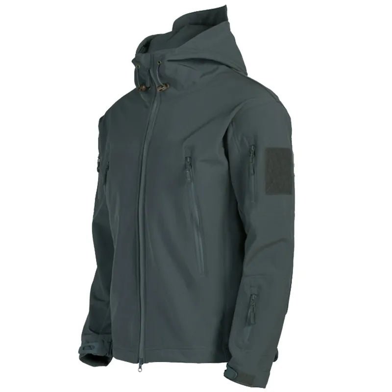 Shark Skin Soft Shell Tactical Waterproof Windbreaker - Huff n Puff Designs