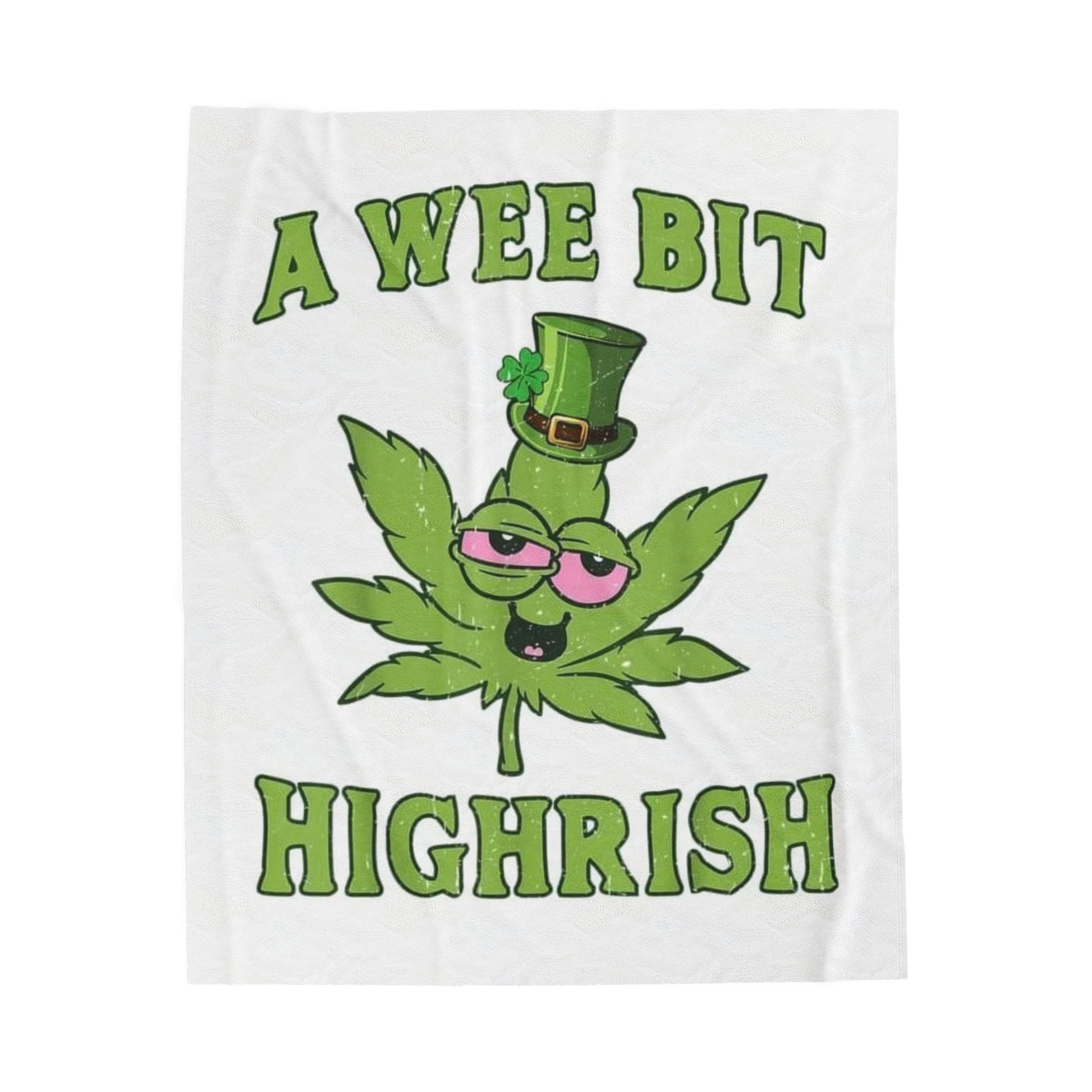 A Wee Bit Highrish Throw Blanket - Huff n Puff DesignsAll Over Prints
