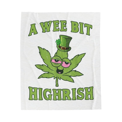 A Wee Bit Highrish Throw Blanket - Huff n Puff DesignsAll Over Prints