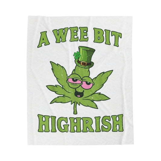 A Wee Bit Highrish Throw Blanket - Huff n Puff DesignsAll Over Prints