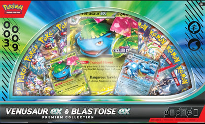 Pokemon Trading Card Game: Venusaur ex and Blastoise ex Premium Collection