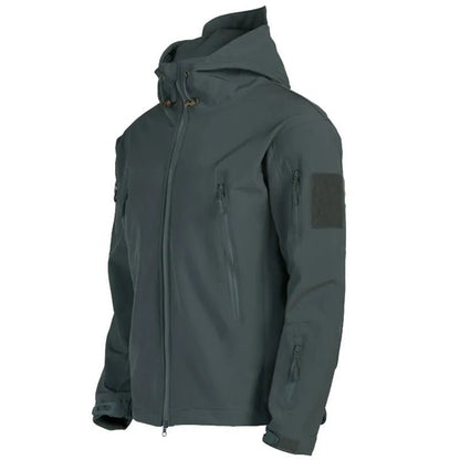 Shark Skin Soft Shell Tactical Waterproof Windbreaker - Huff n Puff Designs