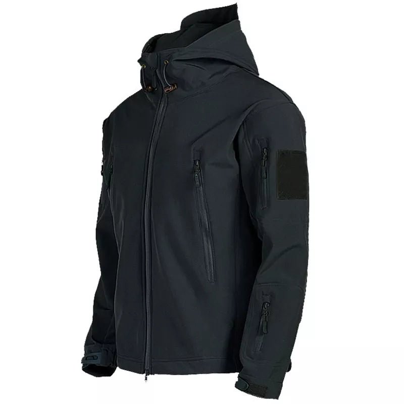 Shark Skin Soft Shell Tactical Waterproof Windbreaker - Huff n Puff Designs