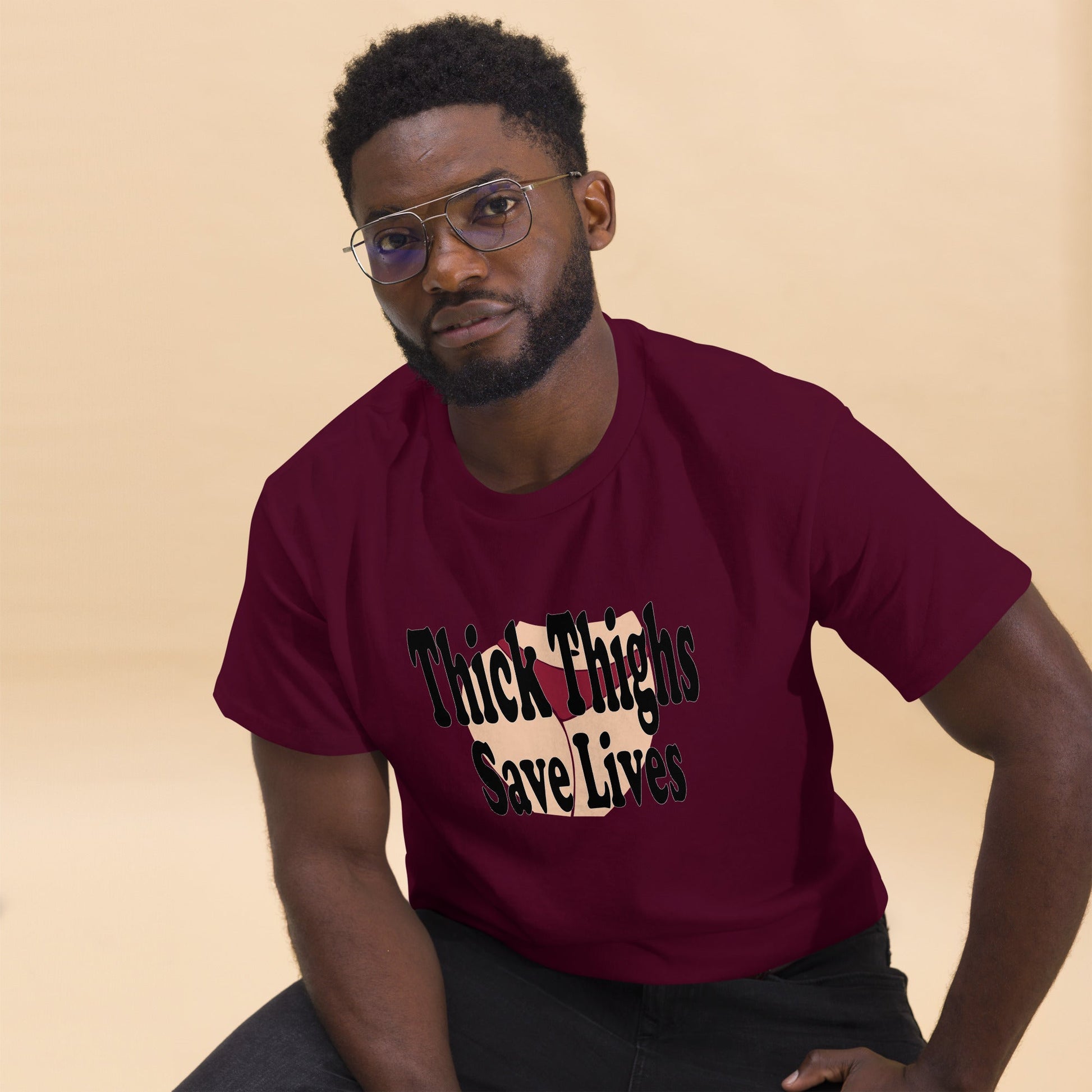 Thick Thighs Save Lives T Shirt - Huff n Puff Designs
